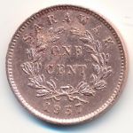 Саравак, 1 цент (1937 г.)
