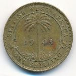 Британская Западная Африка, 1 шиллинг (1943 г.)