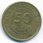 Перу, 50 сентимо (1986 г.)