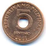 Филиппины, 5 сентимо (2011 г.)