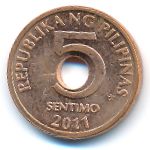 Филиппины, 5 сентимо (2011 г.)