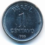 Brazil, 1 centavo, 1986
