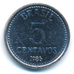 Бразилия, 5 сентаво (1986 г.)