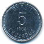 Бразилия, 5 крузадо (1988 г.)
