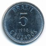 Бразилия, 5 крузадо (1988 г.)