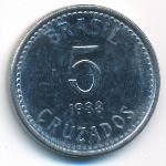 Бразилия, 5 крузадо (1988 г.)