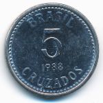 Бразилия, 5 крузадо (1988 г.)