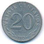 Bolivia, 20 centavos, 1973