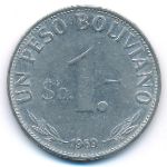 Боливия, 1 песо боливиано (1969–1978 г.)