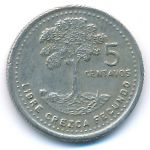 Guatemala, 5 centavos, 1988