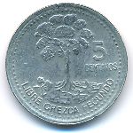 Guatemala, 5 centavos, 2000