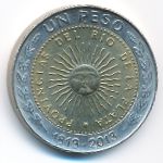 Аргентина, 1 песо (2013 г.)
