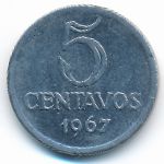 Бразилия, 5 сентаво (1967 г.)