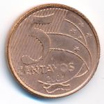 Brazil, 5 centavos, 2004