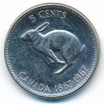 Канада, 5 центов (1967 г.)
