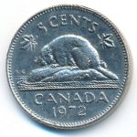 Канада, 5 центов (1972 г.)