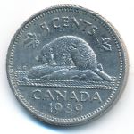 Канада, 5 центов (1986–1989 г.)