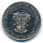 Panama, 25 centesimos, 1978