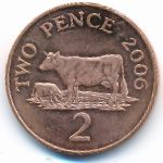 Guernsey, 2 pence, 2006