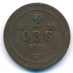 Швеция, 2 эре (1883 г.)