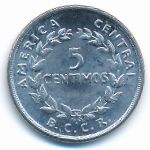 Costa Rica, 5 centimos, 1967