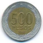 Чили, 500 песо (2003 г.)