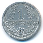 Uruguay, 1 centesimo, 1909