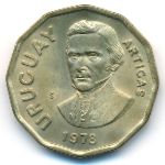 Uruguay, 1 nuevo peso, 1978