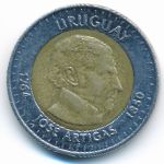 Uruguay, 10 pesos, 2000