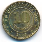 Никарагуа, 10 сентаво (2002 г.)