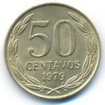 Chile, 50 centavos, 1979