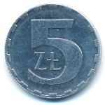 Польша, 5 злотых (1990 г.)
