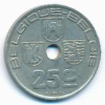Belgium, 25 centimes, 1939