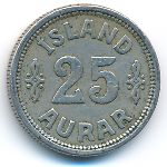 Исландия, 25 эйре (1923–1925 г.)