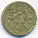 Сингапур, 1 доллар (1990 г.)