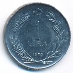 Turkey, 1 lira, 1972