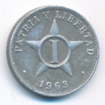 Cuba, 1 centavo, 1963