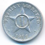 Cuba, 1 centavo, 1972