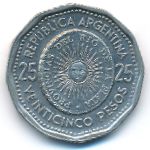Аргентина, 25 песо (1967 г.)