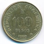 Argentina, 100 pesos, 1980