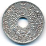 Французский Индокитай, 5 центов (1939 г.)