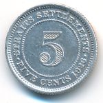 Стрейтс-Сетлментс, 5 центов (1926 г.)