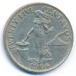 Филиппины, 25 сентаво (1964 г.)