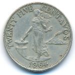 Филиппины, 25 сентаво (1964 г.)