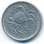 Мальта, 5 центов (1986 г.)