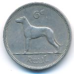Ireland, 6 pence, 1960