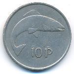 Ирландия, 10 пенсов (1975 г.)