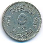 Египет, 5 милльем (1938 г.)