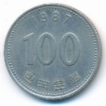 Южная Корея, 100 вон (1987 г.)