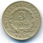 Британская Западная Африка, 3 пенса (1920 г.)
